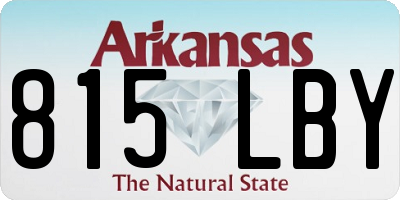 AR license plate 815LBY
