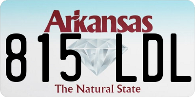 AR license plate 815LDL