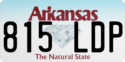 AR license plate 815LDP