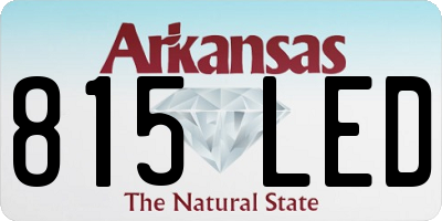 AR license plate 815LED