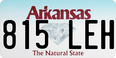 AR license plate 815LEH