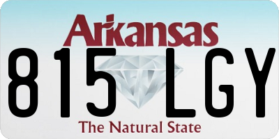AR license plate 815LGY