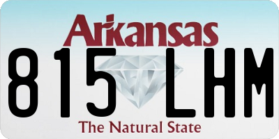 AR license plate 815LHM