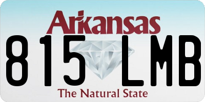 AR license plate 815LMB
