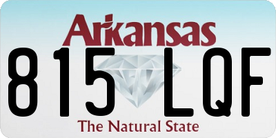 AR license plate 815LQF