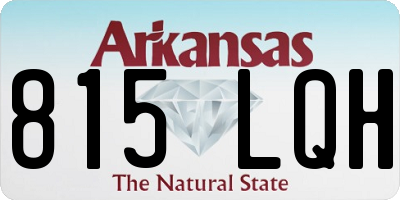 AR license plate 815LQH