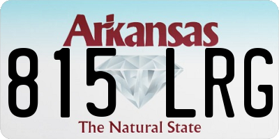 AR license plate 815LRG