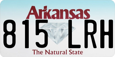 AR license plate 815LRH