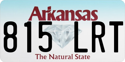 AR license plate 815LRT
