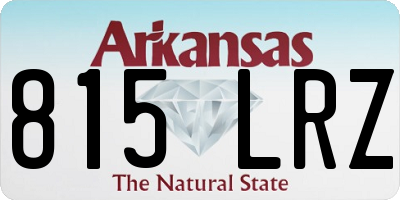 AR license plate 815LRZ