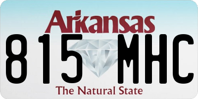 AR license plate 815MHC