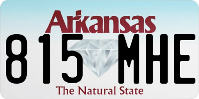 AR license plate 815MHE