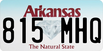 AR license plate 815MHQ