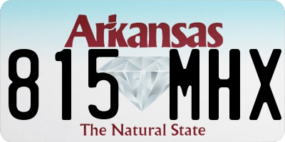 AR license plate 815MHX