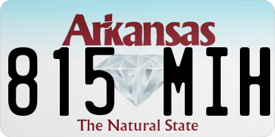 AR license plate 815MIH