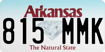 AR license plate 815MMK