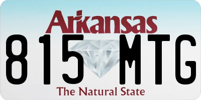 AR license plate 815MTG