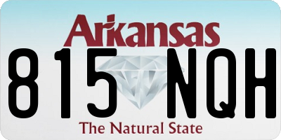 AR license plate 815NQH