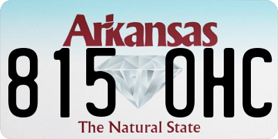 AR license plate 815OHC