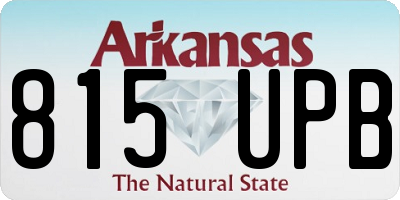 AR license plate 815UPB