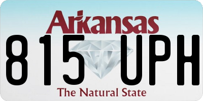AR license plate 815UPH