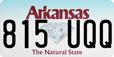 AR license plate 815UQQ