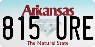 AR license plate 815URE