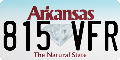 AR license plate 815VFR