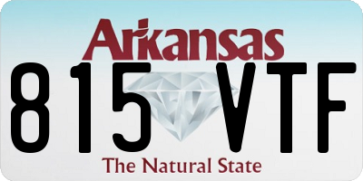 AR license plate 815VTF