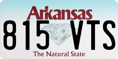 AR license plate 815VTS