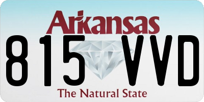 AR license plate 815VVD