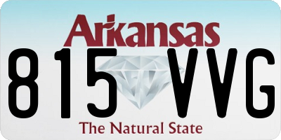 AR license plate 815VVG