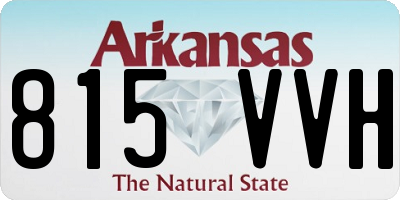 AR license plate 815VVH