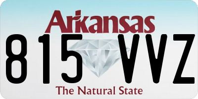 AR license plate 815VVZ