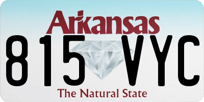AR license plate 815VYC