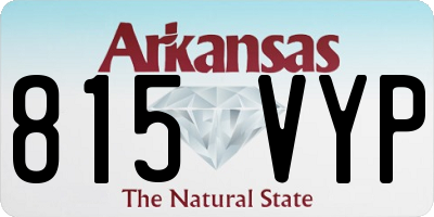 AR license plate 815VYP