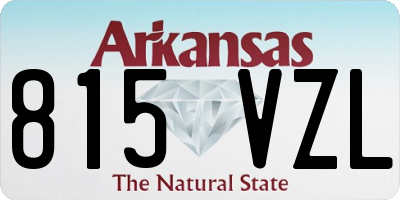 AR license plate 815VZL