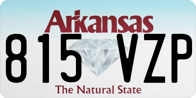 AR license plate 815VZP
