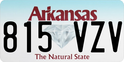 AR license plate 815VZV
