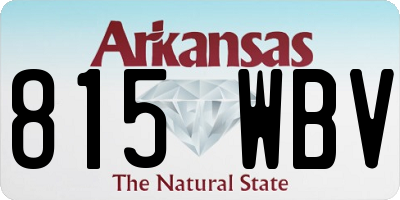 AR license plate 815WBV