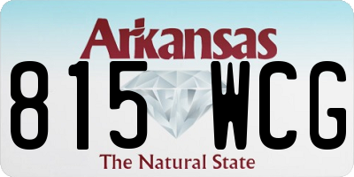 AR license plate 815WCG