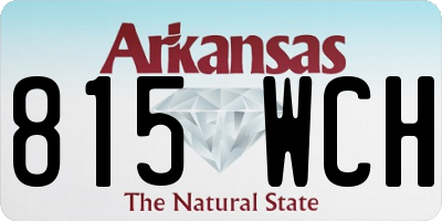 AR license plate 815WCH