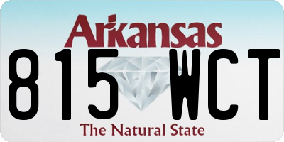 AR license plate 815WCT