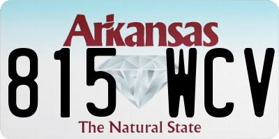 AR license plate 815WCV