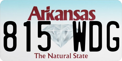 AR license plate 815WDG