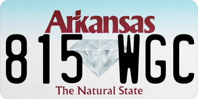 AR license plate 815WGC