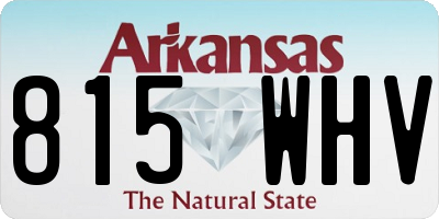 AR license plate 815WHV