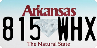 AR license plate 815WHX