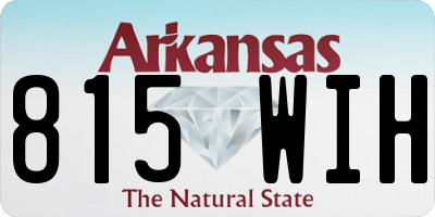 AR license plate 815WIH