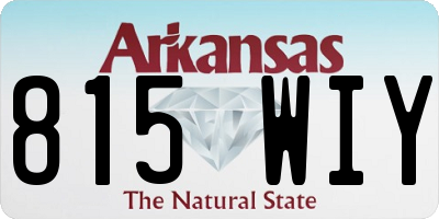 AR license plate 815WIY